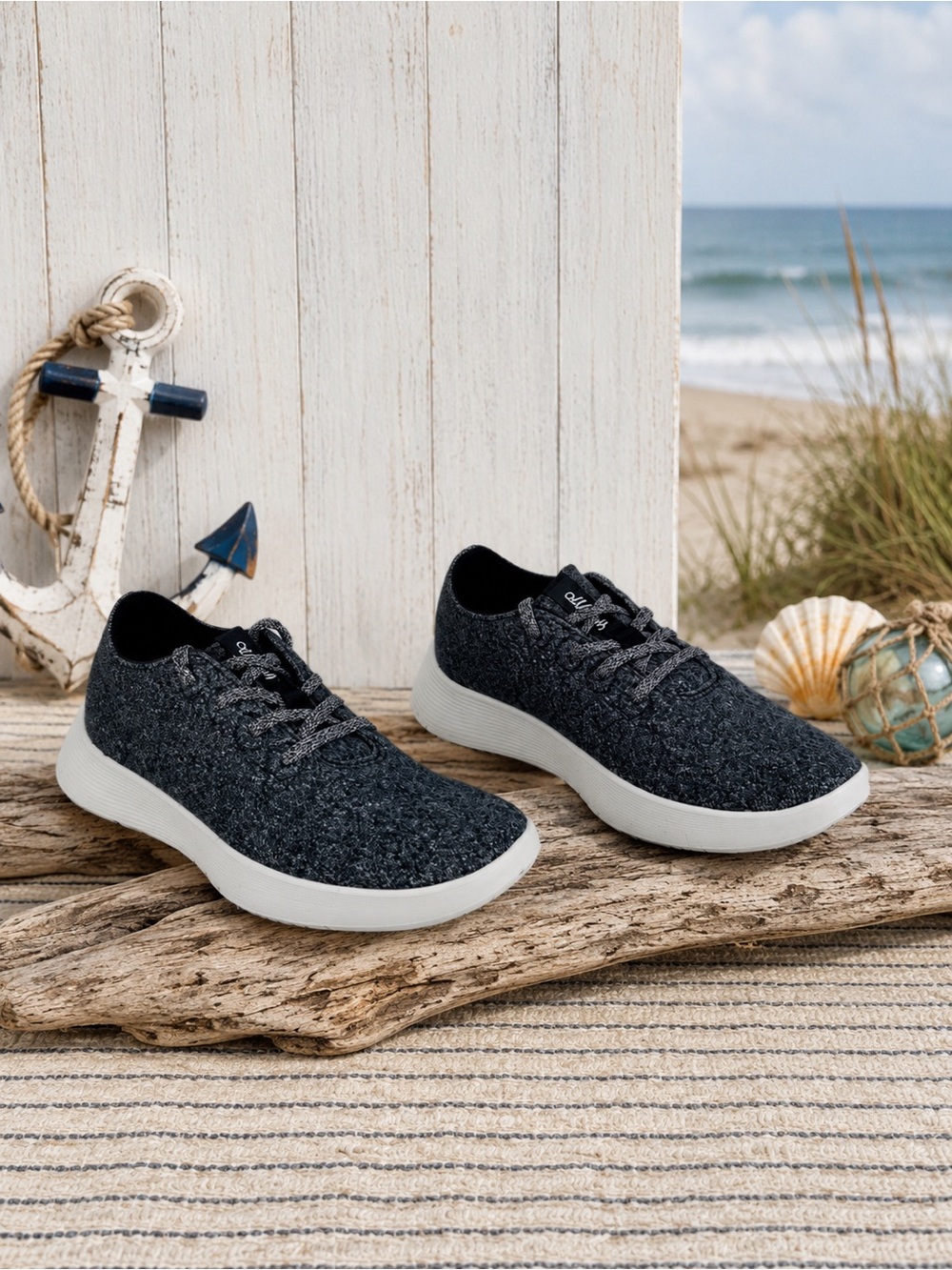 Allbirds Wool Runner 2 Dark Grey Merino Wool Sneakers NIB Men’s 8